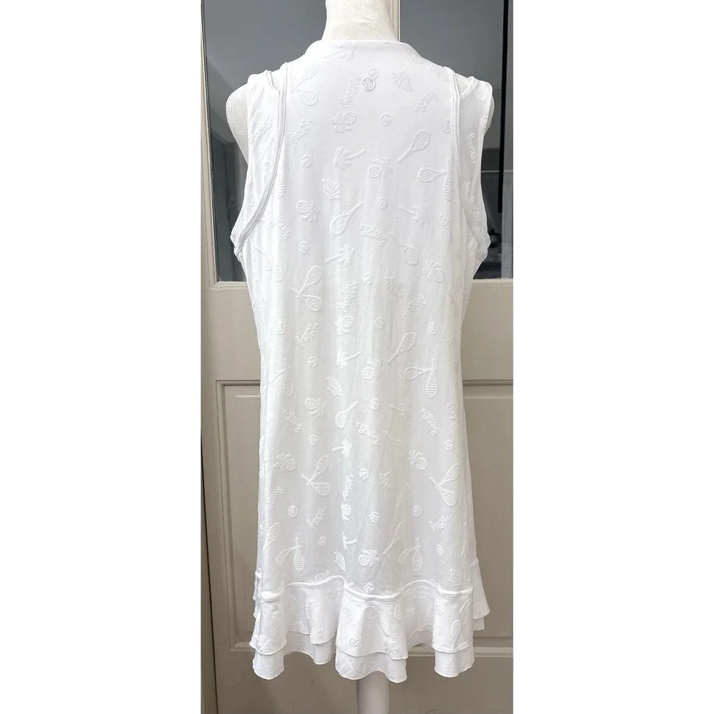 Lilly Pulitzer Delphina Tennis Dress Size Xl Perfect Match Jacquard Built In Bra